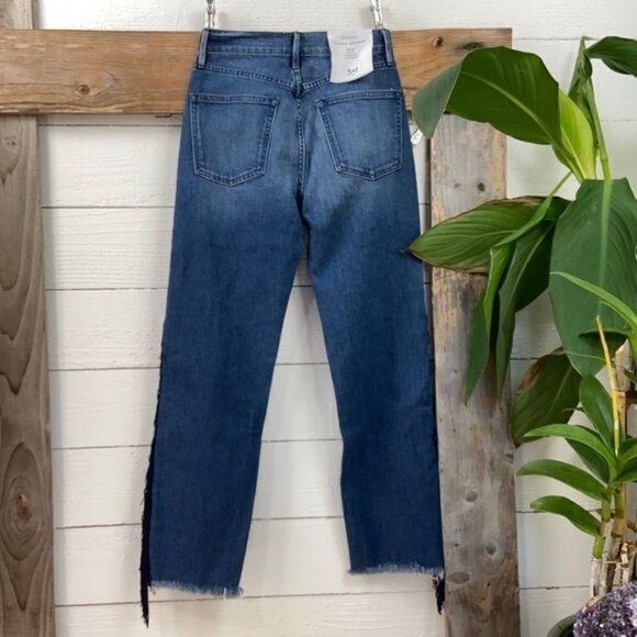 $295. 3 X 1 Spanish Fringe Straight Leg - Picture 2 of 6